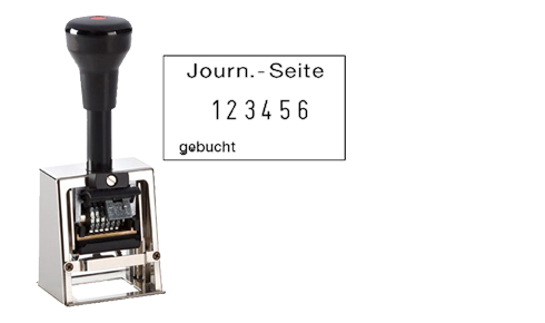 Numeroteure mit Text 