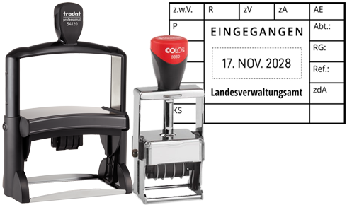 Kontierungsstempel Buchungsstempel