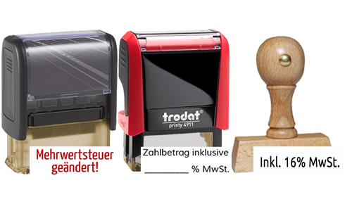 Mehrwertsteuer-Stempel