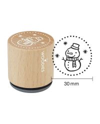 Colop WOODIES Stempel Schneemann  