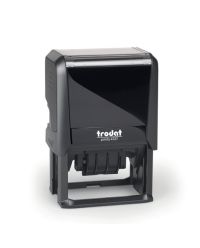Trodat Printy 4727 Datumstempel m. Text 60x40 mm SCHWARZ BLAU