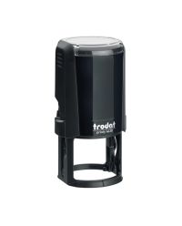 Trodat Printy 4638 Textstempel rund Durchm. 38 mm SCHWARZ BLAU