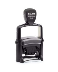 Trodat Professional 5440 Datumstempel mit Text 49x28 mm  BLAU