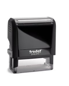 Arztstempel mit Text und Motiv Aesculapstab SCHWARZ SCHWARZ