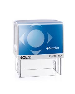 Colop Printer 60 Arztstempel - Praxisstempel m. individuellem Text WEISS SCHWARZ