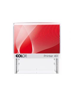 Colop Printer Arztstempel Motiv Aesculapstab m. individuellem Text WEISS SCHWARZ