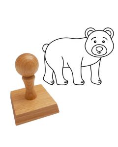 Ausmalstempel Bärchen 55 x 45 mm  