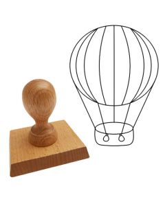 Ausmalstempel Heißluftballon 65 x 85 mm  