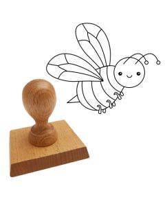 Ausmalstempel Biene 85x65 mm  