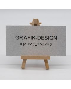 Braille Türschild Grafik-Design  