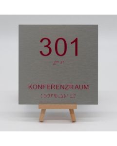 Braille Orientierungsschild 301 Konferenzraum  