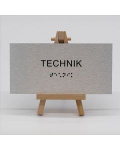 Braille Türschild Technik  