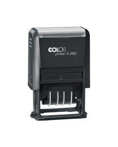 Colop Printer S260N zweifarbiger Datumstempel mit Text 45x24 mm  ZWEIFARBIG