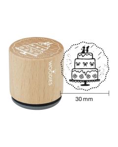 Colop WOODIES Stempel Hochzeitstorte  