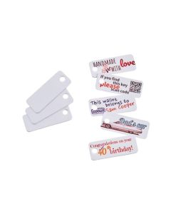 COLOP e-mark Kunststoffschild gelocht 45 mm x 18 mm  