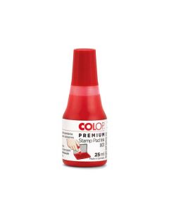 Colop Stempelkissenfarbe 801 rot, 25 ml  