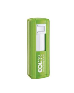 Colop Pocket Stamp Plus 30 Greenline Textstempel 47x18 mm GRÜN BLAU