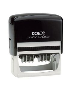 Colop Printer 60 Datumstempel m. Doppeldatum 76x37 mm  BLAU