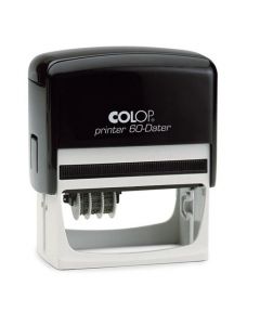 Colop Printer 60 Datumstempel m. Datum links 76x37 mm  BLAU