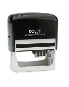Colop Printer 60 Datumstempel m. Datum rechts 76x37 mm  BLAU