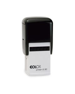 Colop Printer Q30 Textstempel 31x31 mm SCHWARZ BLAU