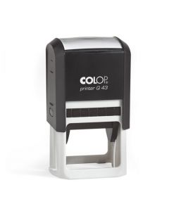 Colop Printer Q43 Textstempel 43x43 mm SCHWARZ BLAU