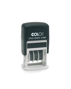 Colop Mini Dater S160 Text und Datum  BLAU
