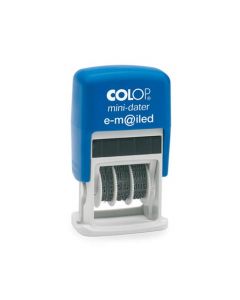 COLOP Mini-Dater S 160/L5 E-M@ILED Kissen blau/rot  ZWEIFARBIG