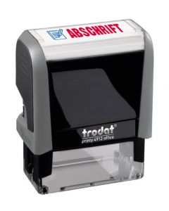 Eco-Printy mit Text: Abschrift  ZWEIFARBIG