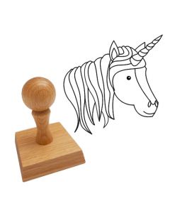 Ausmalstempel Einhorn 60 x 60 mm  