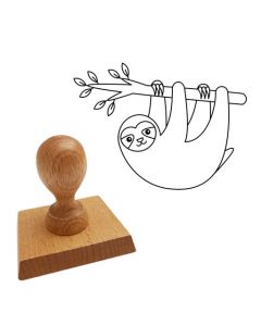 Ausmalstempel Faultier 85 x 65 mm  