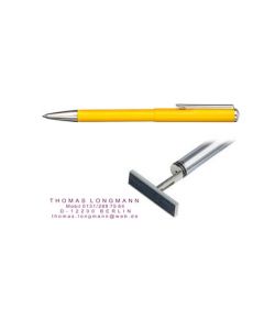 Heri Classic 3107 Stempelkugelschreiber 34x8 mm Gelb  VIOLETT