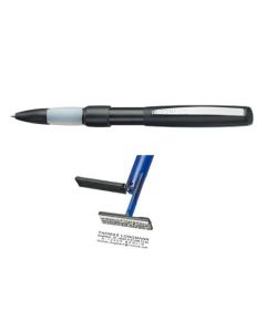 Heri Switch Write and Stamp 50620 Stempelkugelschreiber 34x8 mm  SCHWARZ
