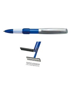 Heri Switch Write and Stamp 50692 Stempelkugelschreiber 34x8 mm  SCHWARZ