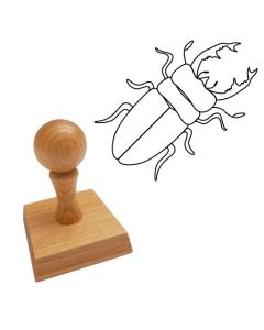 Ausmalstempel Hirschkäfer 60 x 60 mm  