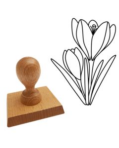 Ausmalstempel Krokus 45x60 mm  