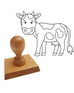 Ausmalstempel Kuh 85 x 65 mm  