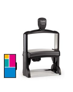 Trodat Professional 54120 mehrfarbiger Stempel MCI, Datum links  