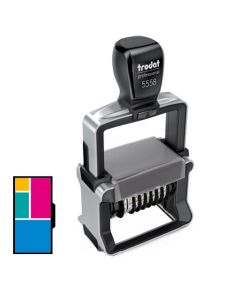 Trodat Professional 5558/PL Mehrfarbiger Ziffernstempel  