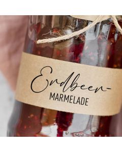 Holzstempel Motiv Erdbeermarmelade  