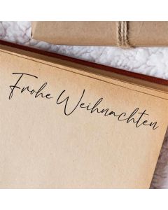Weihnachtsstempel 12 Frohe Weihnachten Anwendungsbeispiel