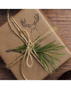 Weihnachtsstempel 45 Hirschkopf  