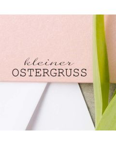 Osterstempel 02 Holz Kleiner Ostergruß  