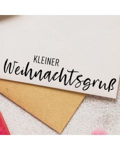 Weihnachtsstempel 11 Kleiner Weihnachtsgruß Verwendungsbeispiel 
