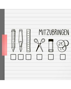 Holzstempel Mitzubringen  