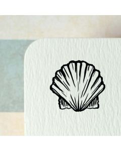 Holzstempel mit Motiv Muschel  