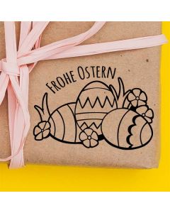 Osterstempel 03 Holz Motiv Osternest  