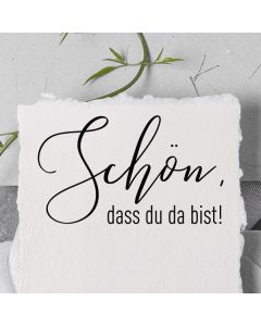 Holzstempel Schön