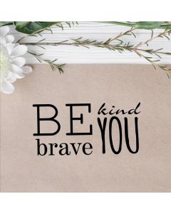 Holzstempel mit Abdruck: Be You  