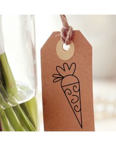 Holz Motivstempel mit Zuckertüte  